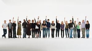 line of people