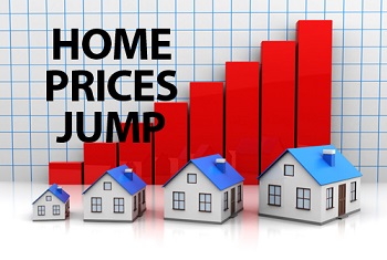 home prices jump